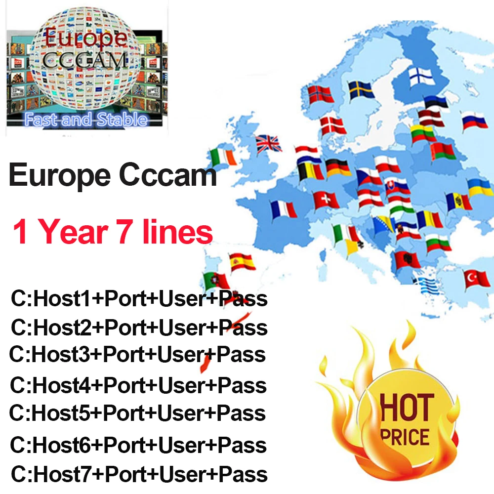 cccam server Spain Cccam HD 7cline for 1 year Europe Spain Portugal Poland stable receptor satelite
cccam server Spain Cccam HD 7cline for 1 year Europe Spain Portugal Poland stable receptor satelite