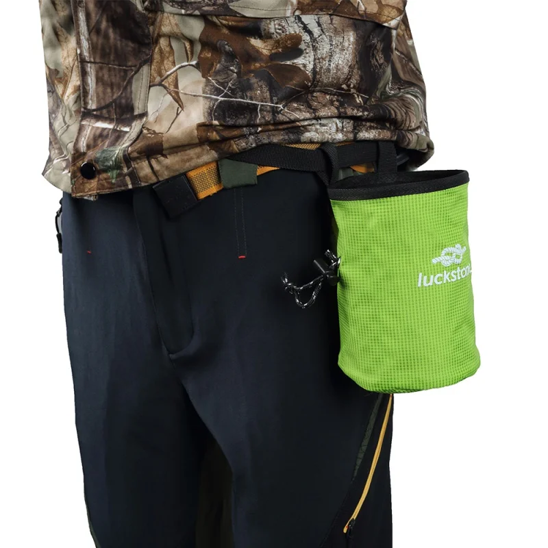 Rock Climbers Outdoor Adjustable Belt Magnesium Powder Bag Climbing Gymnastics Chalk Bag With Drawstring Closure
Rock Climbers Outdoor Adjustable Belt Magnesium Powder Bag Climbing Gymnastics Chalk Bag With Drawstring Closure