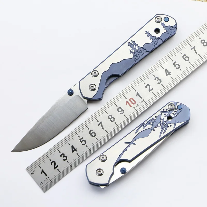 LOVOCOO small sebenza 21 folding knife D2 blade titanium pattern handle utility camping hunting survival pocket knives EDC tools
LOVOCOO small sebenza 21 folding knife D2 blade titanium pattern handle utility camping hunting survival pocket knives EDC tools