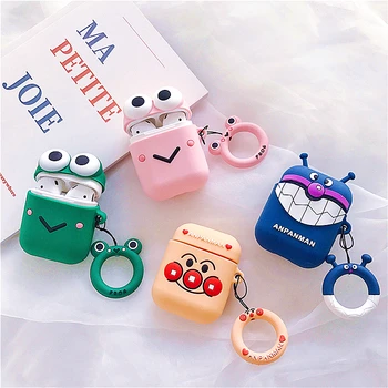 cartoon Anpanman frog pink Silicone Bluetooth Earphone Case For airpods case Headphone Protective Cover case Finger Ring Strap
cartoon Anpanman frog pink Silicone Bluetooth Earphone Case For airpods case Headphone Protective Cover case Finger Ring Strap