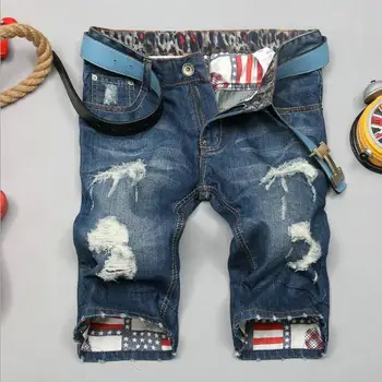 Men Summer Denim Shorts Blue Holes Short Jeans Good Quality Men Cotton Straight Short Jeans Large Size Denim Shorts Size 38
Men Summer Denim Shorts Blue Holes Short Jeans Good Quality Men Cotton Straight Short Jeans Large Size Denim Shorts Size 38