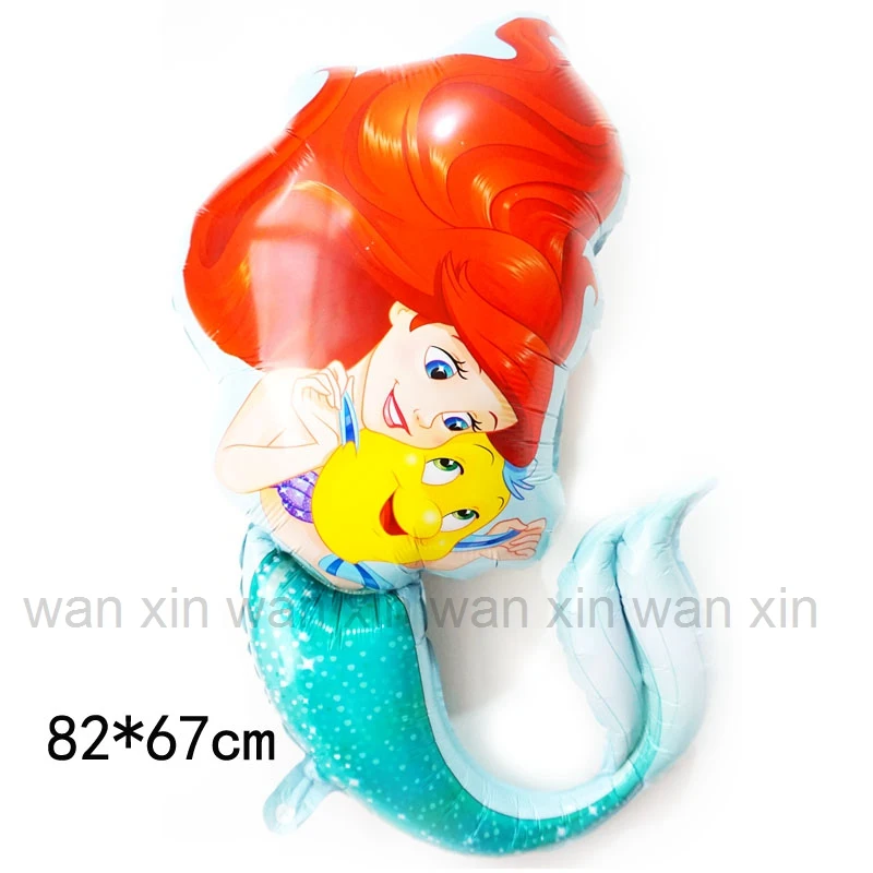 New Ariel foil balloons large 82*67cm a little mermaid helium balloons children toys for birthday gift mermaid helium balloons
New Ariel foil balloons large 82*67cm a little mermaid helium balloons children toys for birthday gift mermaid helium balloons