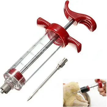 Turkey Marinade Injector Meat Condiment Syringe Kitchen Cooking Barbecue Sauce Seasoning Syinge BBQ Tools
Turkey Marinade Injector Meat Condiment Syringe Kitchen Cooking Barbecue Sauce Seasoning Syinge BBQ Tools