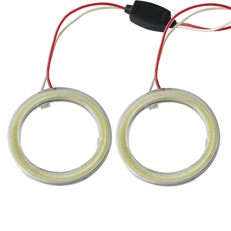 Pair 12V Halo Rings Angel Eyes COB LED accent lighting for car motorcycle truck ATV headlight car-styling daytime running lights
Pair 12V Halo Rings Angel Eyes COB LED accent lighting for car motorcycle truck ATV headlight car-styling daytime running lights
