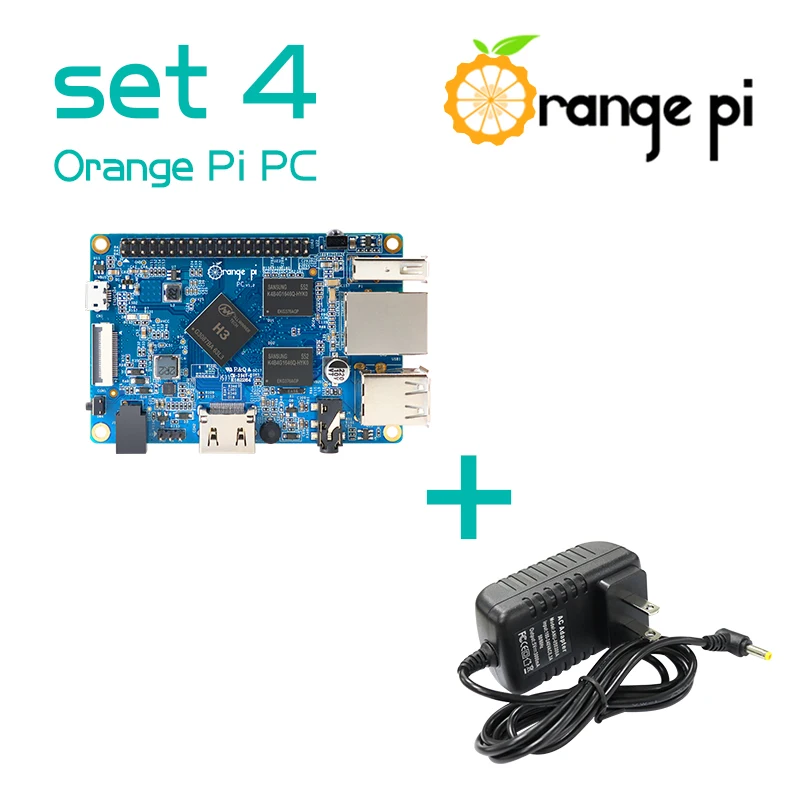 Orange Pi PC SET4 : Orange Pi PC + Power Supply Run Android 4.4, Ubuntu, Debian Image
Orange Pi PC SET4 : Orange Pi PC + Power Supply Run Android 4.4, Ubuntu, Debian Image