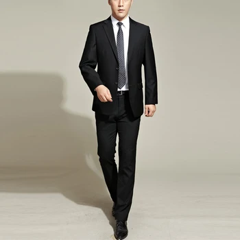 Black Business Suit Groom Tuxedos Wedding Suits 2 Pieces (Jacket+Pants) Evening Business Prom Party Suit Slim Fit for Men 2019
Black Business Suit Groom Tuxedos Wedding Suits 2 Pieces (Jacket+Pants) Evening Business Prom Party Suit Slim Fit for Men 2019