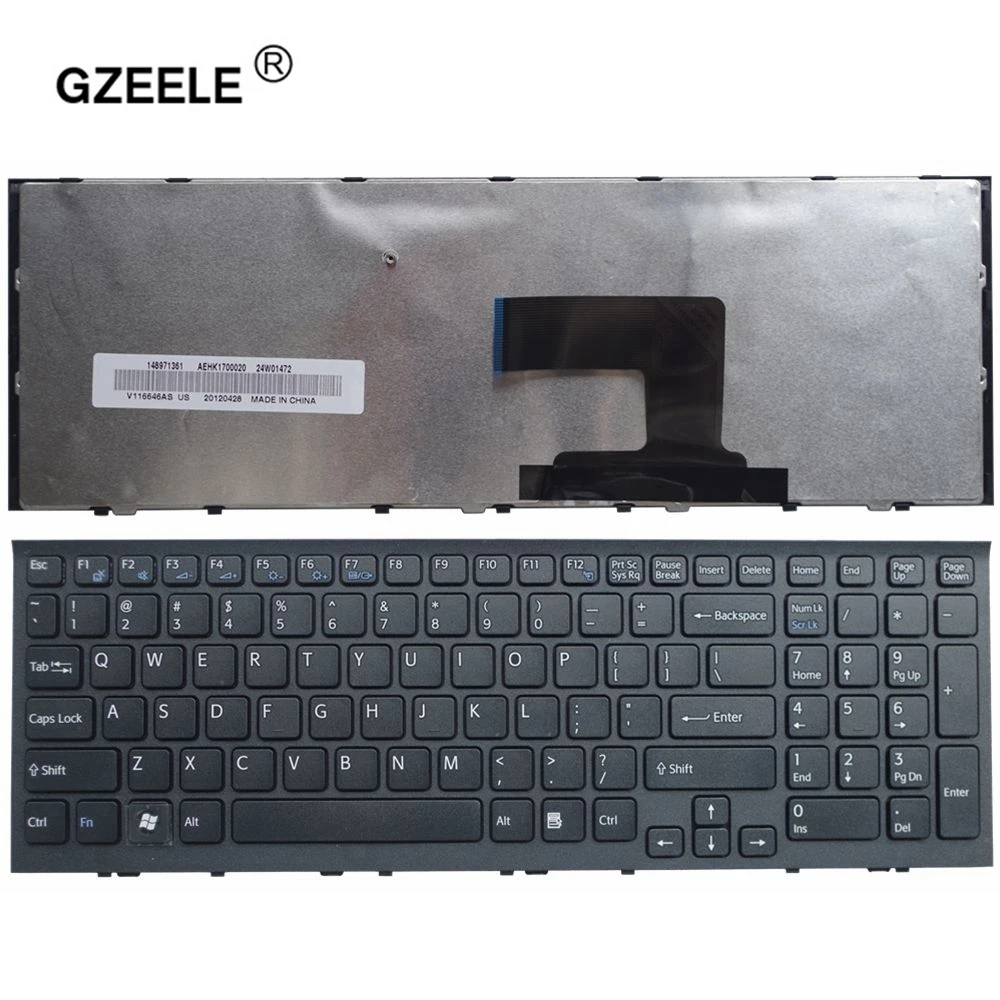 GZEELE New Laptop Keyboard for Sony VPC-EH VPCEH series black Frame US Version 148970811 AEHK1U00010 V116646E PCG-71811L English
GZEELE New Laptop Keyboard for Sony VPC-EH VPCEH series black Frame US Version 148970811 AEHK1U00010 V116646E PCG-71811L English
