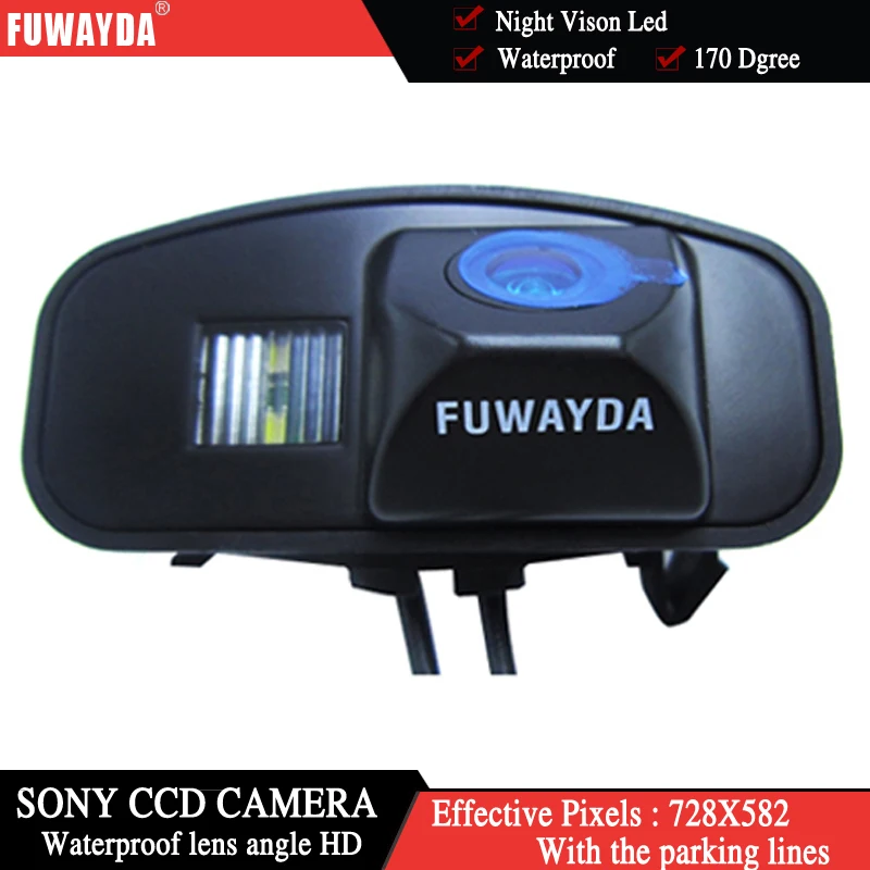 

FUWAYDA SONY CCD Car RearView Mirror Image With Guide Line Navigation Kits CAMERA for Honda CRV CR-V Odyssey Fit Jazz Elysion