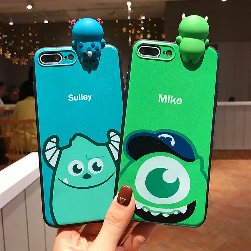 Cute Monsters Toy Story Mike Sulley Cartoon 3D Doll Soft TPU Cover Case For iPhone XS Max XR X 6 6S 7 8 Plus Phone Cases Coque
Cute Monsters Toy Story Mike Sulley Cartoon 3D Doll Soft TPU Cover Case For iPhone XS Max XR X 6 6S 7 8 Plus Phone Cases Coque