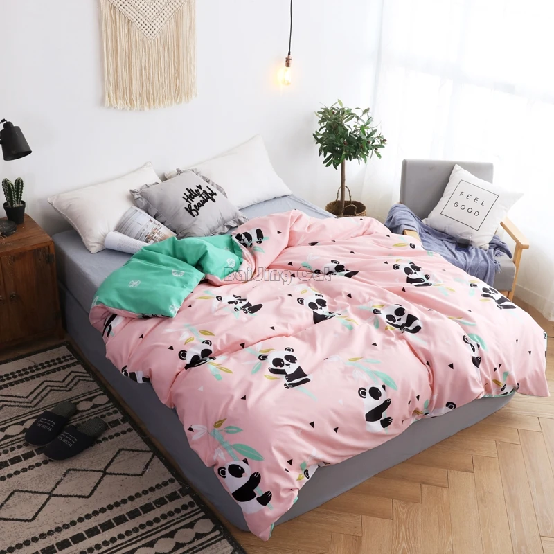 Cute Pink Panda Duvet Cover Kids&Adult Cartoon Close Skin Cotton Quilt Cover Single Twin Full Double Queen King Comforter Cases
Cute Pink Panda Duvet Cover Kids&Adult Cartoon Close Skin Cotton Quilt Cover Single Twin Full Double Queen King Comforter Cases