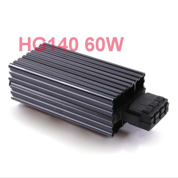 DIN Rail 35mm Type Semiconductor Heater HG140 60W PTC Heating Element Industrial Heater Moisture Trap Work with Temp Controller
DIN Rail 35mm Type Semiconductor Heater HG140 60W PTC Heating Element Industrial Heater Moisture Trap Work with Temp Controller