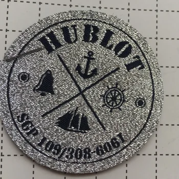 Custom-Made Silver Metalic material background with black letters Woven Patches
Custom-Made Silver Metalic material background with black letters Woven Patches
