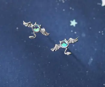 Authentic Real 100% 925 Sterling Silver fine Jewelry bat stud Earrings animal charms cute gtle2476
Authentic Real 100% 925 Sterling Silver fine Jewelry bat stud Earrings animal charms cute gtle2476