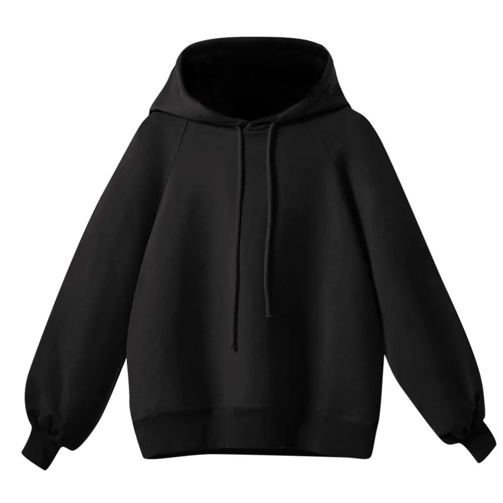 Women Sweatshirt hoodies Loose Thin Hooded solid Lantern Sleeve fashion woman hoodies Top polerones mujer 2019 plus size d90619
Women Sweatshirt hoodies Loose Thin Hooded solid Lantern Sleeve fashion woman hoodies Top polerones mujer 2019 plus size d90619