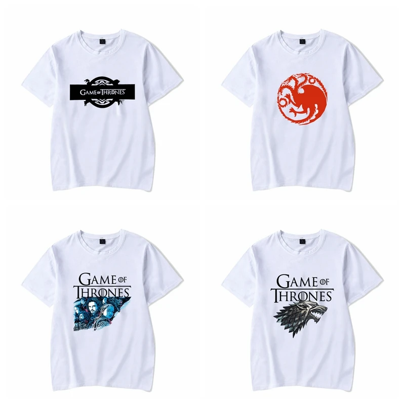 Game of Thrones Men T Shirt GOT White Tee Dragon Harajuku Casual Oversized Large Size 4XL Streetwear Hombre Unisex Drop Shipping
Game of Thrones Men T Shirt GOT White Tee Dragon Harajuku Casual Oversized Large Size 4XL Streetwear Hombre Unisex Drop Shipping