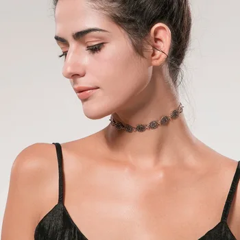 2017 Punk Alloy Hollow Flower Statement Choker Necklace Antique Gold Silver Metal Geometric Choker Collar Necklace MYC03021
2017 Punk Alloy Hollow Flower Statement Choker Necklace Antique Gold Silver Metal Geometric Choker Collar Necklace MYC03021