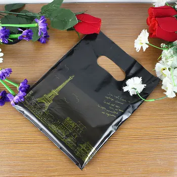 New 50pcs Plastic Jewelry Gift Bags Thicken Eiffel Tower Plastic Bags Clothing Cosmetic Shopping Bags Jewelry Package Tote Bags
New 50pcs Plastic Jewelry Gift Bags Thicken Eiffel Tower Plastic Bags Clothing Cosmetic Shopping Bags Jewelry Package Tote Bags