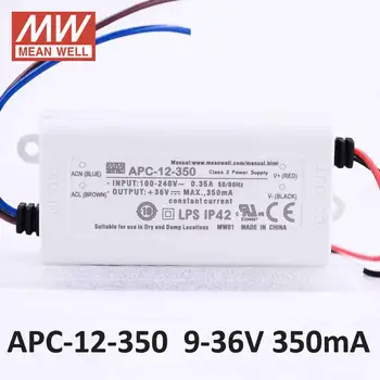 Meanwell APC-12W LED Power Supply 350mA 700mA 12W constant current IP42 switching power supply driver for LED strip lighting 12W
Meanwell APC-12W LED Power Supply 350mA 700mA 12W constant current IP42 switching power supply driver for LED strip lighting 12W
