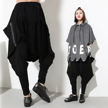 2019 Hot Sale New Mid Flat Sweatpants Hip Hop Personality Tide Autumn Europe And America Comfort Zipper Decoration Harem Pants
2019 Hot Sale New Mid Flat Sweatpants Hip Hop Personality Tide Autumn Europe And America Comfort Zipper Decoration Harem Pants