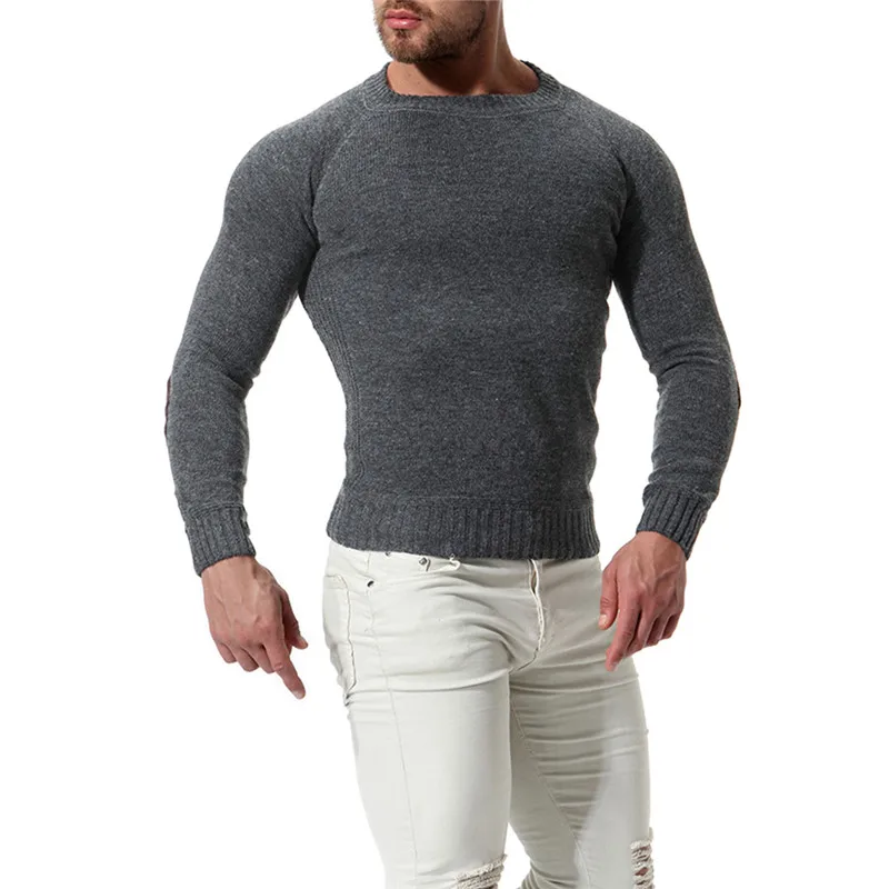2018 Autumn Men's Cotton Business Slim Sweater Casual Men Round Neck Solid Color Long-sleeved Knit Bottoming Shirt for Male
2018 Autumn Men's Cotton Business Slim Sweater Casual Men Round Neck Solid Color Long-sleeved Knit Bottoming Shirt for Male