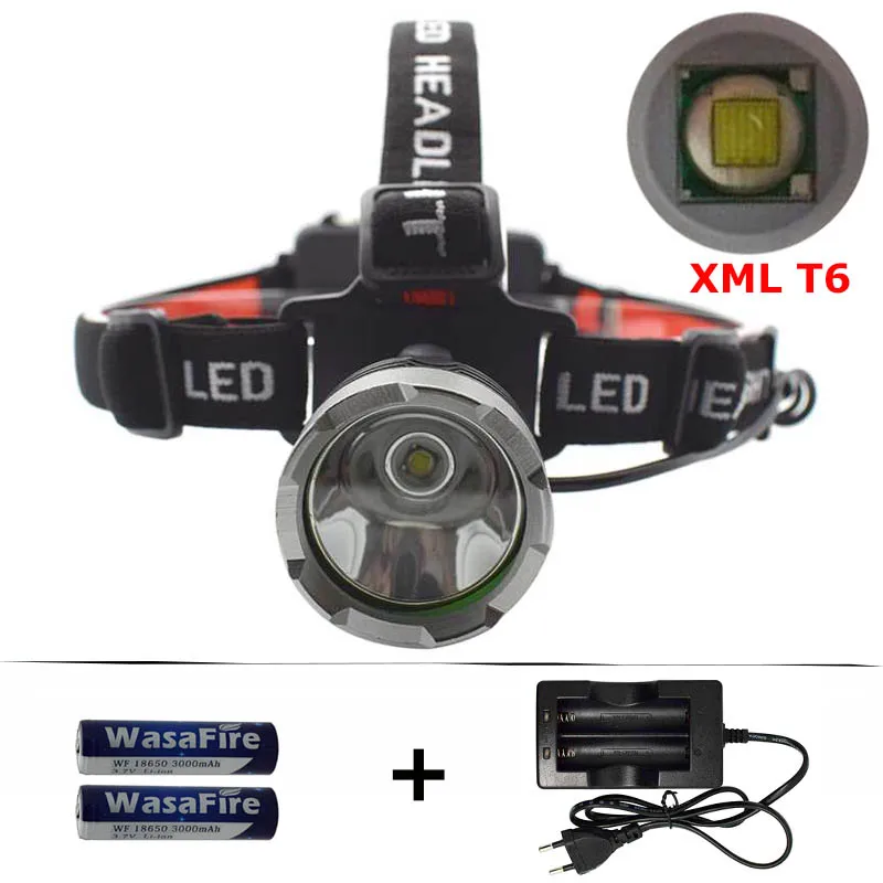 Bright 2000LM XM-L T6 LED Headlamp 3Mode Headlight Rechargeable Frontal Lantern Camping Hunting Head Torch Lamp by 18650 Battery
Bright 2000LM XM-L T6 LED Headlamp 3Mode Headlight Rechargeable Frontal Lantern Camping Hunting Head Torch Lamp by 18650 Battery