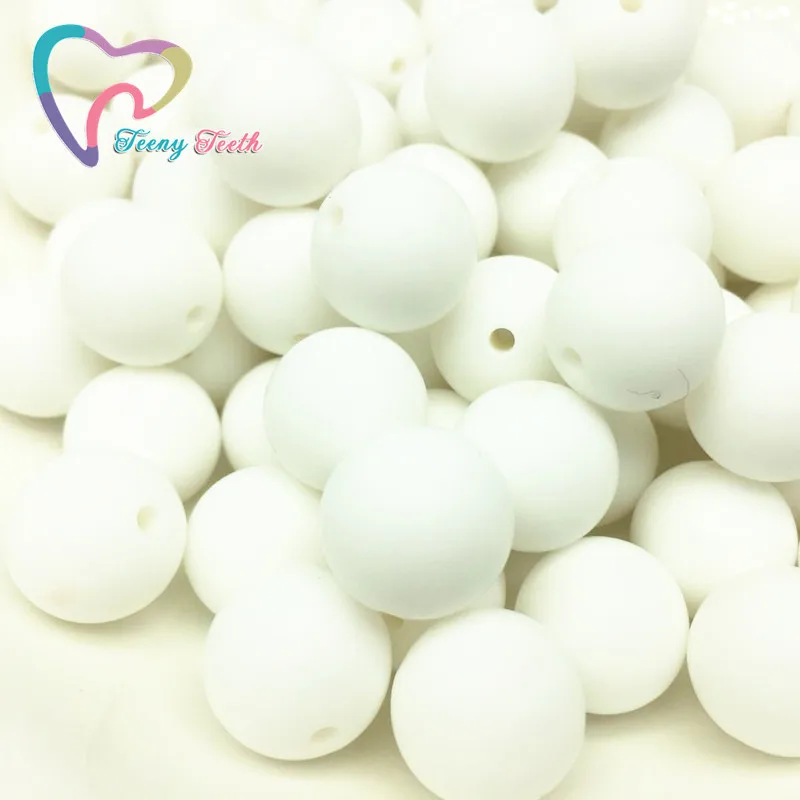 Teeny Teeth 10 PCS Snow White Round 12-15 MM Loose Silicone Ball Beads Baby Teething Chewable 14-17 MM Hexagon Beads Necklace Pacifier Chain Bracelet Making Jewelry BPA Free
Teeny Teeth 10 PCS Snow White Round 12-15 MM Loose Silicone Ball Beads Baby Teething Chewable 14-17 MM Hexagon Beads Necklace Pacifier Chain Bracelet Making Jewelry BPA Free
