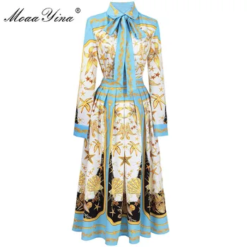 MoaaYina Fashion Designer Runway Set Spring Women Starfish Shell Print Ribbon Casual Holiday Shirt+Beach Pleated Skirt Set
MoaaYina Fashion Designer Runway Set Spring Women Starfish Shell Print Ribbon Casual Holiday Shirt+Beach Pleated Skirt Set