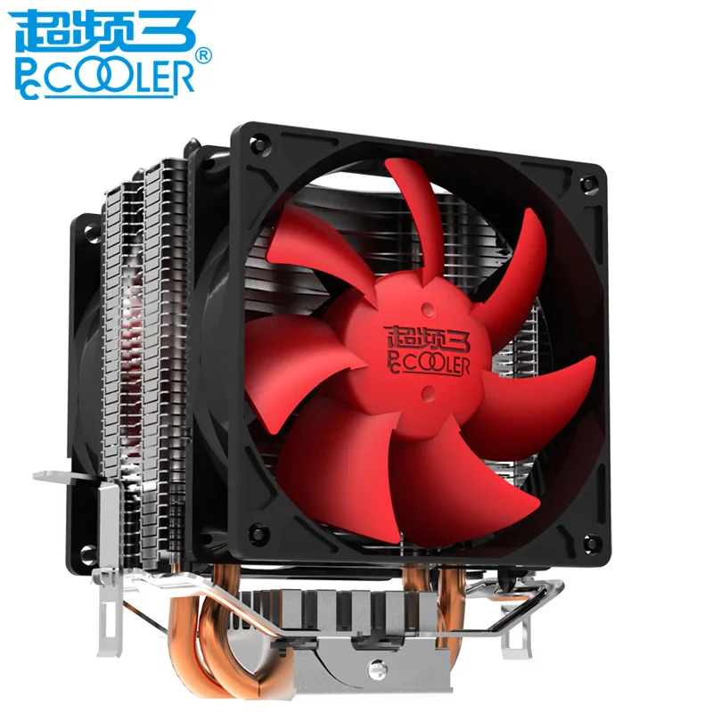 PCCOOLER original mini CPU cooler fan pure cooper heatpipe silent cooling radiator for LGA1151 775 115x FM2+ FM2 FM1 AM3 | Компьютеры и