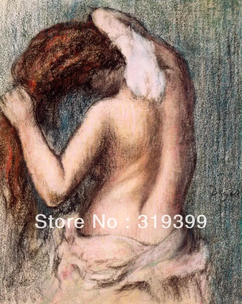 Oil Painting Reproduction on Linen Canvas,woman-drying-herself-3 by edgar degas,Free Shipping,100% handmade
Oil Painting Reproduction on Linen Canvas,woman-drying-herself-3 by edgar degas,Free Shipping,100% handmade