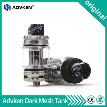 Original Vape Tank Advken Dark Mesh Tank 25mm Top Flling 6ml Capacity Atomizer With 0.15ohm Mesh Coil For 510 Thread
Original Vape Tank Advken Dark Mesh Tank 25mm Top Flling 6ml Capacity Atomizer With 0.15ohm Mesh Coil For 510 Thread