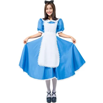 Alice In Wonderland Cosplay Costume Lolita Dress Maid Cosplay adult alice cosplay costume fantasy halloween costume for women
Alice In Wonderland Cosplay Costume Lolita Dress Maid Cosplay adult alice cosplay costume fantasy halloween costume for women