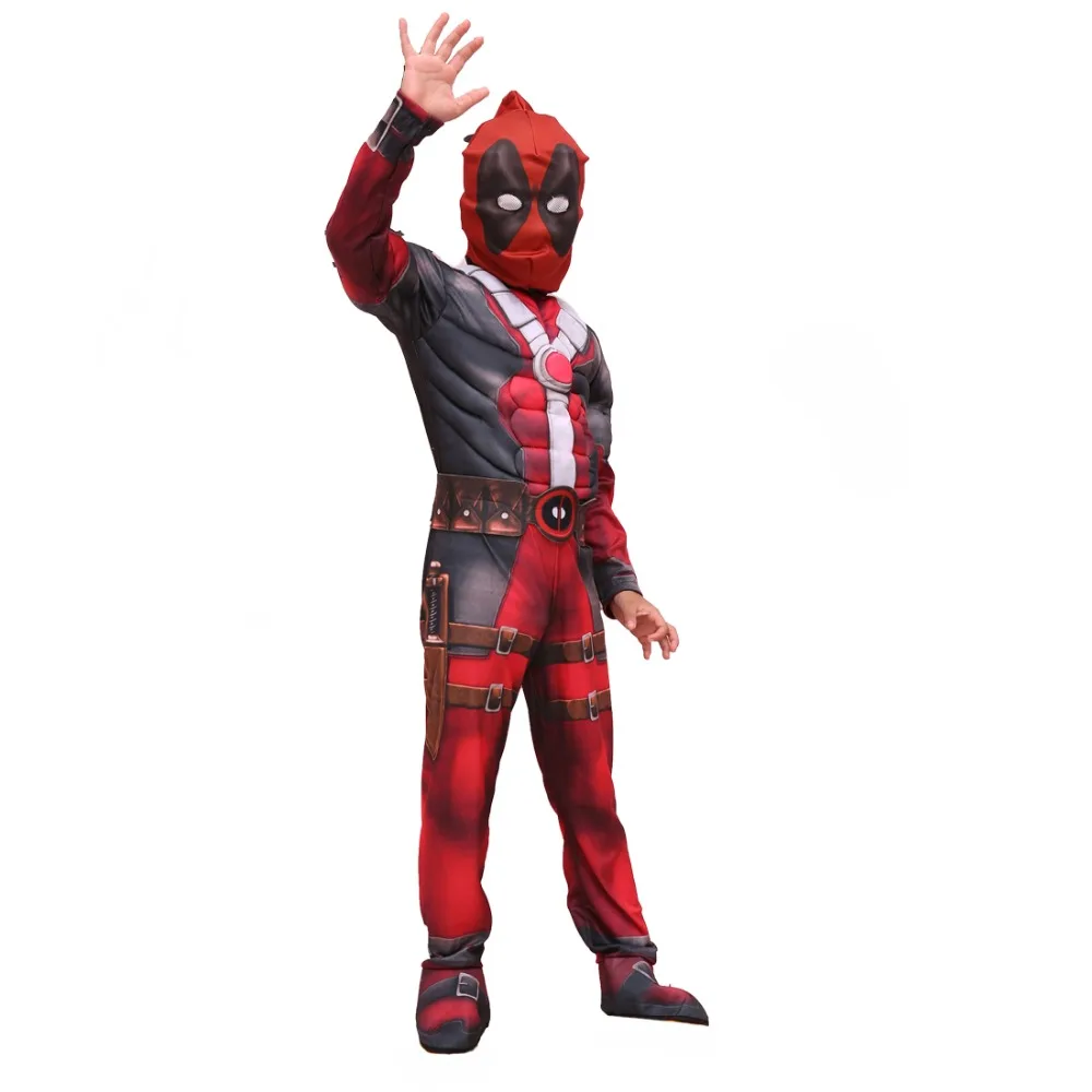 Kooy Fantastic Deadpool Cosplay Costume Boys Performance For Halloween Carnival Party Cloths
Kooy Fantastic Deadpool Cosplay Costume Boys Performance For Halloween Carnival Party Cloths