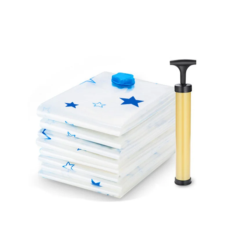 Thickened Star Pattern Thick Vacuum Compressed Bags Household Quilt Clothes Reusable Blanket Clothes Bag closet Organizer
Thickened Star Pattern Thick Vacuum Compressed Bags Household Quilt Clothes Reusable Blanket Clothes Bag closet Organizer