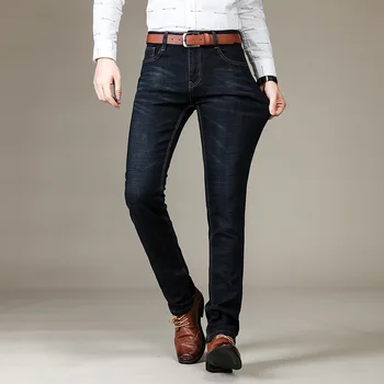Men's Jeans 2019 Mens Black Jeans Slim Fit Stretch Denim Casual Quality Pants Business Trousers for Man Boys Jean Homme Size 38
Men's Jeans 2019 Mens Black Jeans Slim Fit Stretch Denim Casual Quality Pants Business Trousers for Man Boys Jean Homme Size 38
