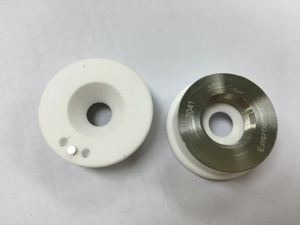 High quality ceramic laser nozzle holder machinable ceramic part for laser head 5pcs
High quality ceramic laser nozzle holder machinable ceramic part for laser head 5pcs