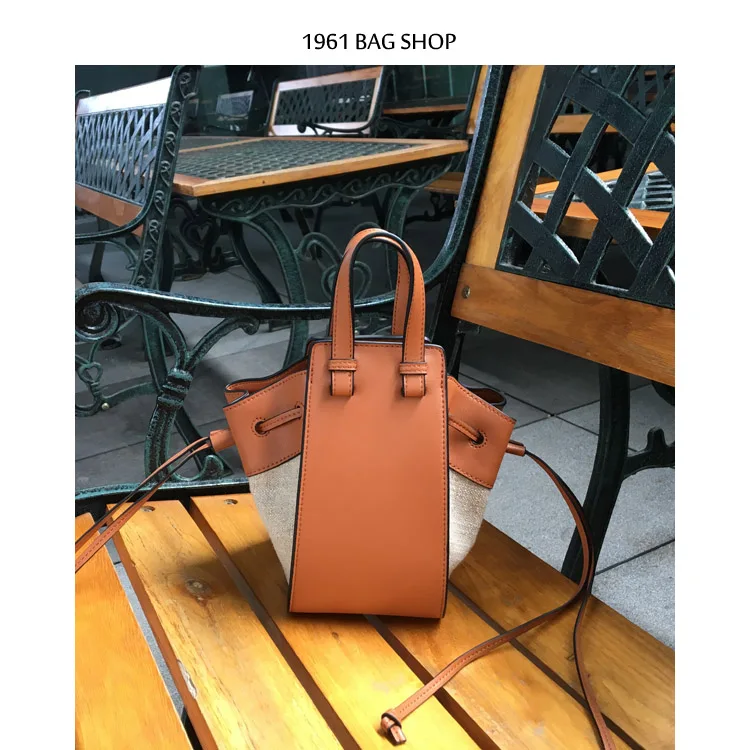 2019 new female bag fashion hammock bag mini bag draw string bag leather bucket spell linen single shoulder bag
2019 new female bag fashion hammock bag mini bag draw string bag leather bucket spell linen single shoulder bag