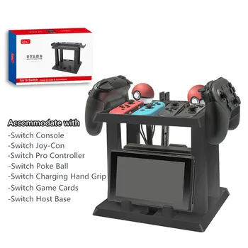 Multifunction Host Base Desk Stand Desktop Cradle for Nintend Switch Console Card Hook Up Pro Joy Controller Pok Plus Ball Pad
Multifunction Host Base Desk Stand Desktop Cradle for Nintend Switch Console Card Hook Up Pro Joy Controller Pok Plus Ball Pad
