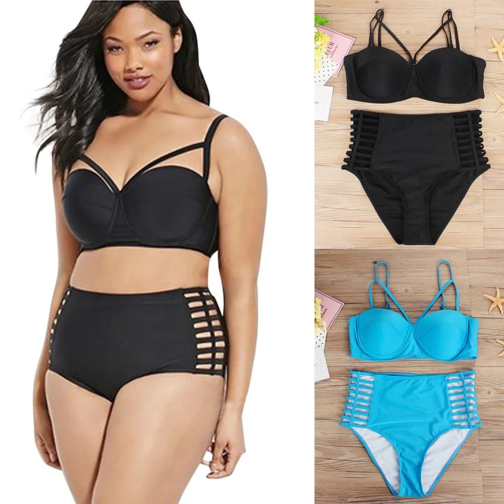 Swimwear Plus Size Women Push-Up Padded Bra Beach Bikini Set Swimsuit Sexy Bikini 2018 Badedragt
Swimwear Plus Size Women Push-Up Padded Bra Beach Bikini Set Swimsuit Sexy Bikini 2018 Badedragt