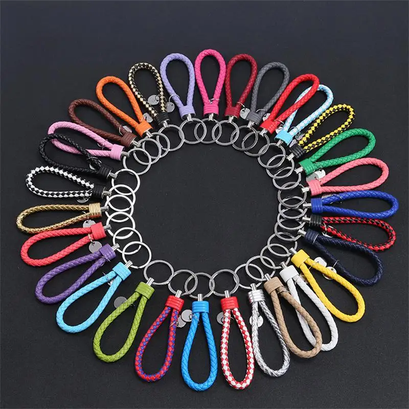 Creative Hand-woven Leather Rope Keychain Men Women Car Keyring for smart Volkswagen Tesla Subaru Skoda Ford Audi YSK-0020
Creative Hand-woven Leather Rope Keychain Men Women Car Keyring for smart Volkswagen Tesla Subaru Skoda Ford Audi YSK-0020