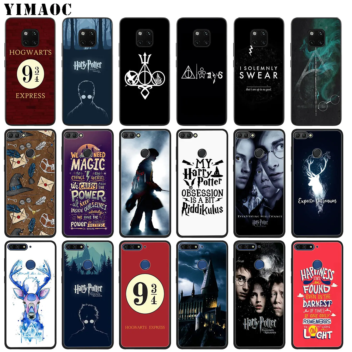 YIMAOC Harry Potter and the Deathly Hallows Soft Silicone Phone Case for Huawei Nova 3 3i 2i Note for Huawei Mate 20 10 Pro Lite
YIMAOC Harry Potter and the Deathly Hallows Soft Silicone Phone Case for Huawei Nova 3 3i 2i Note for Huawei Mate 20 10 Pro Lite