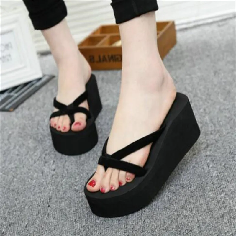 DIWEINI Platform Sandals Women High Heel Zapatillas Chinelo Shoes Summer Fashion Straped Slippers Flip Flops Black Pantufa 448
DIWEINI Platform Sandals Women High Heel Zapatillas Chinelo Shoes Summer Fashion Straped Slippers Flip Flops Black Pantufa 448