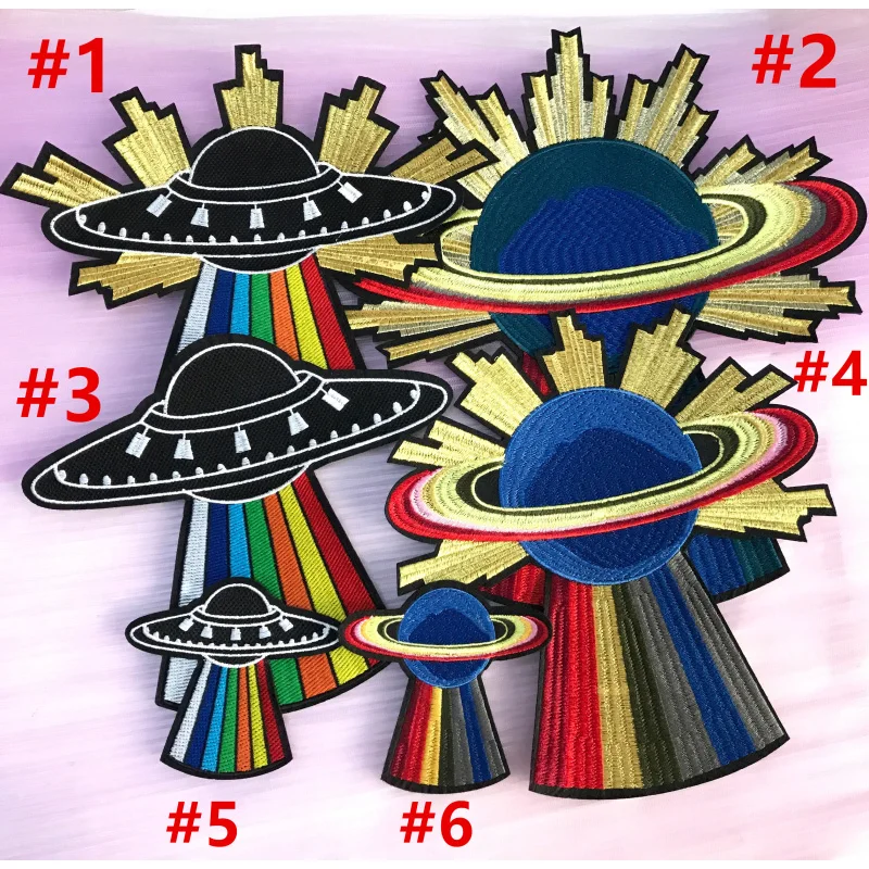 Embroidery planet patch clothes bag flying saucer applique fleece decoration DIY accessories parent-child UFO patches RP115
Embroidery planet patch clothes bag flying saucer applique fleece decoration DIY accessories parent-child UFO patches RP115