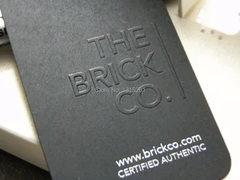 400G black card embossed logo without color silver foil stamped round corner free shipment
400G black card embossed logo without color silver foil stamped round corner free shipment