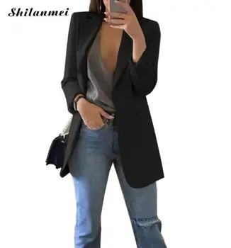 2019 Autumn Spring Long Sleeve Jackets Overcoat Women Casual Cardigans Coat Fashion Slim Female Streetwear Jacket Coats 
2019 Autumn Spring Long Sleeve Jackets Overcoat Women Casual Cardigans Coat Fashion Slim Female Streetwear Jacket Coats
