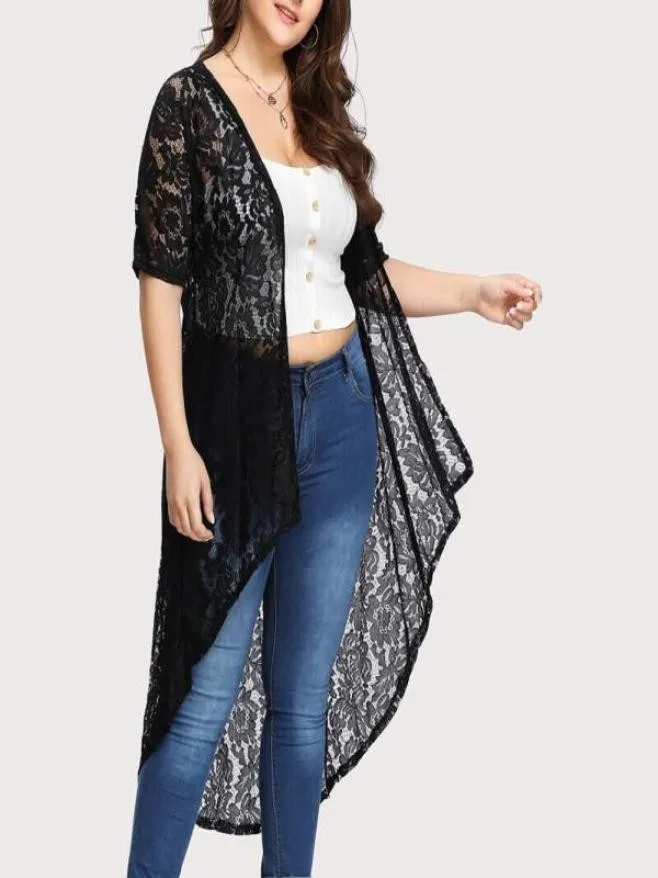 New summer Sexy Women Fashion Casual Plus Size Lace Loose Shawl Cardigan Tops Cover Up Beachwear Amazing hot sale Coat#ghc
New summer Sexy Women Fashion Casual Plus Size Lace Loose Shawl Cardigan Tops Cover Up Beachwear Amazing hot sale Coat#ghc