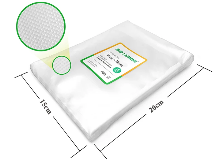 15_20cm 25pcs a lot Vacuum bags for Food Storage Reusable Vacuum Sealer Packages Kitchen Fresh-keeping bag