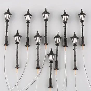 10pcs LED Lamppost Lamps Street Lights Model Railway Layout Park Lanterns Street Light 3V 1:75 OO Scale 
10pcs LED Lamppost Lamps Street Lights Model Railway Layout Park Lanterns Street Light 3V 1:75 OO Scale
