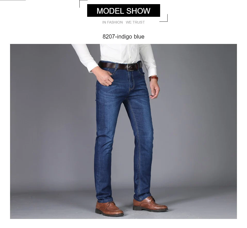 NIGRITY Man Jeans 2020 New Fashion Business Casual Denim Pants Men Straight Cut Slight Stretch Trousers Large Size 29-42 4 Color NIGRITY Man Jeans 2020 New Fashion Business Casual Denim Pants Men Straight Cut Slight Stretch Trousers Large Size 29-42 4 Color