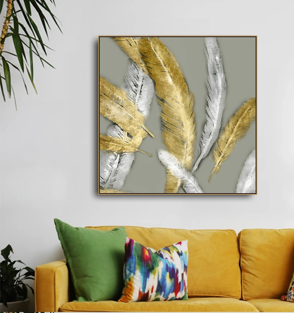 Painting & Calligraphy Golden FeatherPrint on Home Canvas Decoration Picture Posters For House Living Room Bedroom Home Wall Art
Painting & Calligraphy Golden FeatherPrint on Home Canvas Decoration Picture Posters For House Living Room Bedroom Home Wall Art