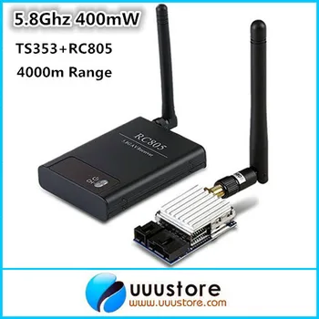 Boscam 5.8G 400mw FPV 8 Channel wireless AV Audio Video Transmitter and Receiver TS353+RC805 kit for DJI Phantom
Boscam 5.8G 400mw FPV 8 Channel wireless AV Audio Video Transmitter and Receiver TS353+RC805 kit for DJI Phantom